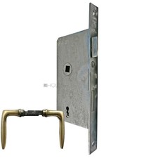 Einsteckschloss alt Tür Zimmertür geteilter Vierkant 55/76/11