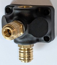 Druckluftverteiler Durchgangsverteiler Endverteiler Druckluft Wanddose B-Ware