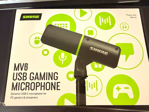 Shure mv6 usb gaming - usb-c,