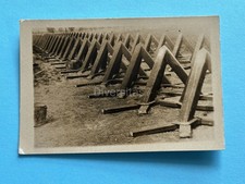2 x Foto, Bildbericht, Westfront, Panzersperren, Frankreich, 1940, D/61