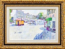 Sergey Avdeev (1984-) Russisches Ölgemälde "Abreise" 2017 signiert, gerahmt