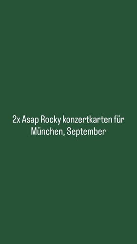 Verlaufe konzertkarten für - verlaufe,