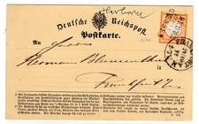 DR-Brustschild 14 als BAHNPOST STATIONSAUFGABE HERBORN DEUTZ Giessen (CA8812