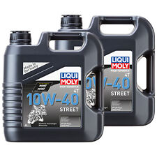 2x4Liter Motoröl LIQUI MOLY Street 10W40 für Yamaha XV 125 XVS 650 YBR YZF R1 R6