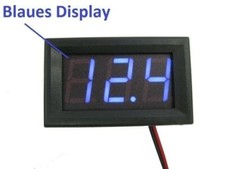 Blaue Digitalanzeige LCD Voltmeter Spannung Anzeige DC 5 bis 30V