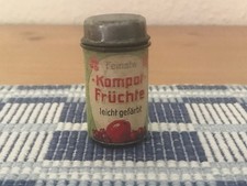 sehr alte kleine Blechdose