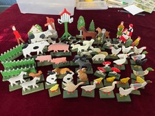 DDR Holztiere Flachtiere