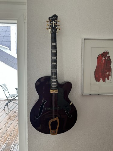 Jazzgitarre mit tonabnehmer - jazzgitarre,