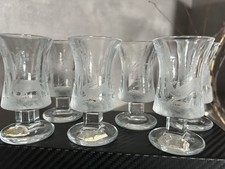 6 Schnapsgläser mit Jagdmotiv