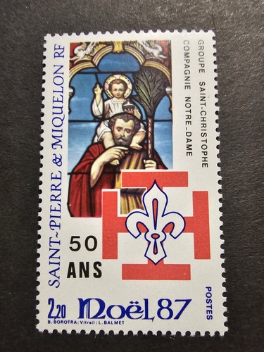 Briefmarke frankreich saint - briefmarke,