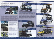 Melex electric range (made in Poland) _2018 Prospekt / Brochure 