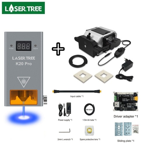 Lasermodul kit 20w - 20w, optische