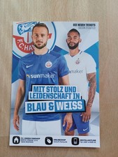FC Hansa Rostock Neue Trikots Autogrammkarte Bestellschein 2018/19