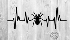 Aufkleber Vogelspinne Puls Spinne spider Bike Sticker Tuning JDM Decal Scene LKW