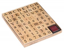 ABC Stempel-Set - 68-teilig je