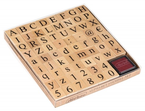 Abc stempel set teilig je - abc,