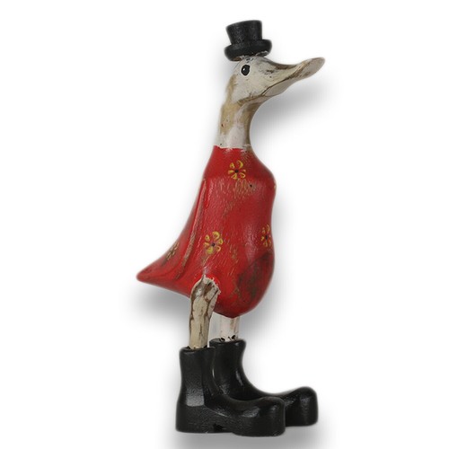 Holz ente lauf gartendeko - ente,