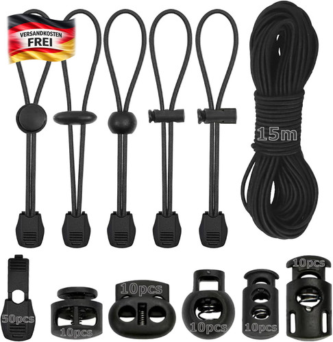 Elastisches gummiband set 15m - elastisches,