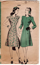 Vintage 40er jahre - 40er, kleid