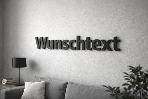 Wunschtext wand deko - wunschtext,