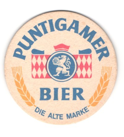 Bierdeckel puntigamer bier - puntigamer,