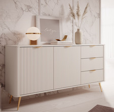 Kommode 163 cm Beige mit 2