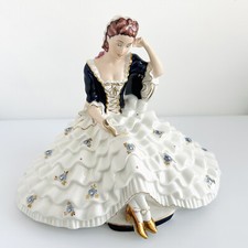 Royal Dux Bohemia Seated Lady