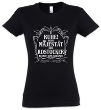 Seine Majestät Der Rostocker Damen T-Shirt Hansa Hanse Warnemünde Rostock DDR