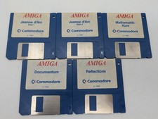 Commodore Amiga 500 Softwarebundle 1989  - 5x 3,5" original Diskette ✔️getestet