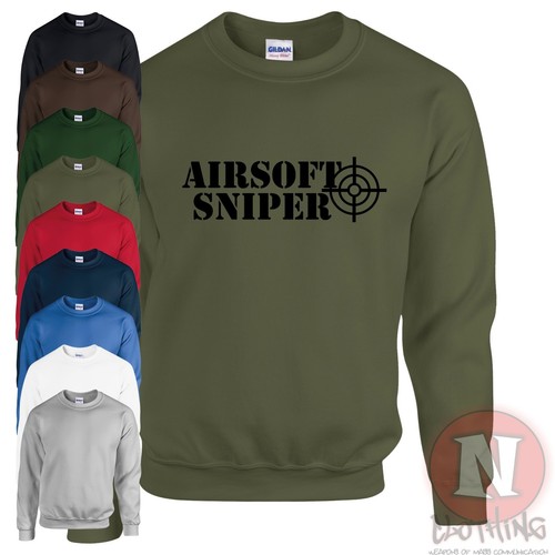 Airsoft sniper sweatshirt - sniper,