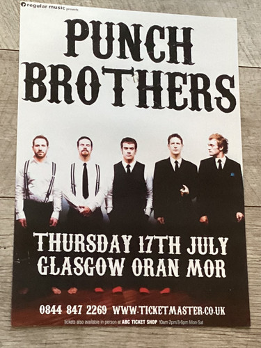 Punch brothers glasgow 2008 - punch,
