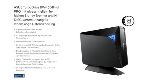 Asus turbodrive 16d1h - asus,