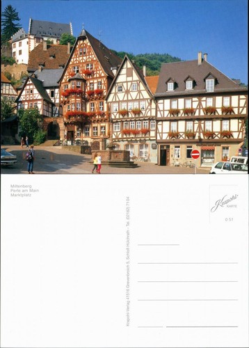 Ansichtskarte miltenberg - ansichtskarte,