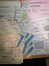 Diverse Fahrkarten DDR BAD SCHANDAU, Beförderungsschein, Buchfahrkarte der DR