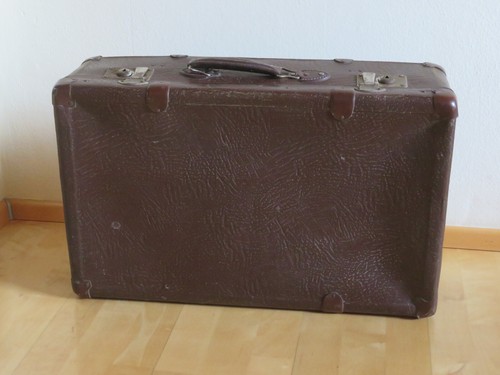 Alter koffer braun retro - alter,