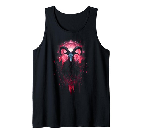Baphomet tank top gothic - tank,