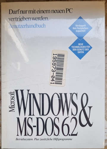 Microsoft windows dos 6 2 - windows, &