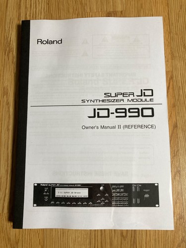 Roland 990 printed user - jd,