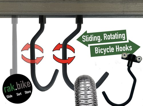 Drehbare schiebe fahrradhaken - drehbare,