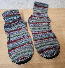 Hüttenschuhe, Socken mit