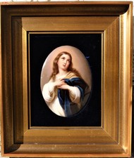 Gemälde Porzellan  Figur