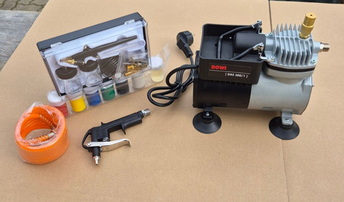 Airbrush komplettset rowi - ,