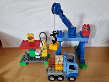 LEGO DUPLO Eisenbahn Verladestation Lastwagen Tankstelle