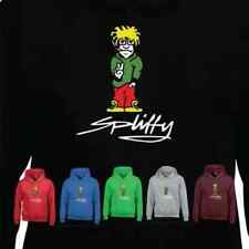 Spliffy Peace Smoke Weed Retro Raver 90s Eclipse Winter Clothes Wear Herren Hoody