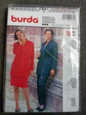 Schnittmuster Blazer, Rock,Hose – Burda 2881, Gr. 42 - 52, Damenkombi Mehrgrößen