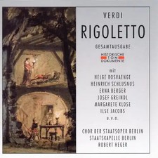 Various - Verdi: Rigoletto (Gesamtaufnahme) (deutsch ) (Aufnahme Berlin November