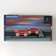 Rennbahn PORSCHE Race Track Porsche Leipzig Autorennbahn + 2 Autos ungeöffnet