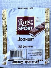 MHD 1990 Chocolate Wrapper Schokoladenpapier Ritter Sport Joghurt