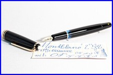 1957-1959 MONTBLANC 252 Kolben- Füller mit OF Feder 585 GOLD in Bohème Grösse 