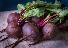Rote bete karmesinrote kugel - bete,